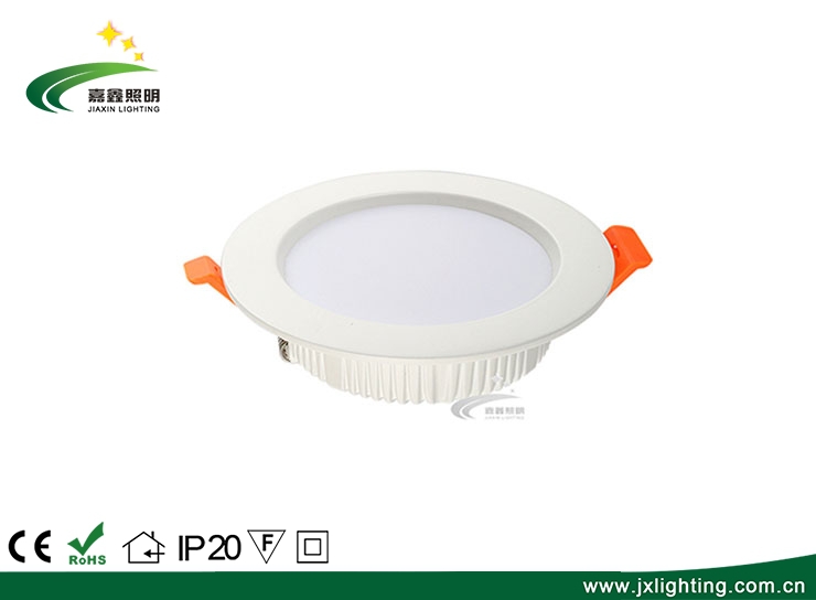 武漢高品質嵌入式9W SMD面板輕圓形超薄LED筒燈